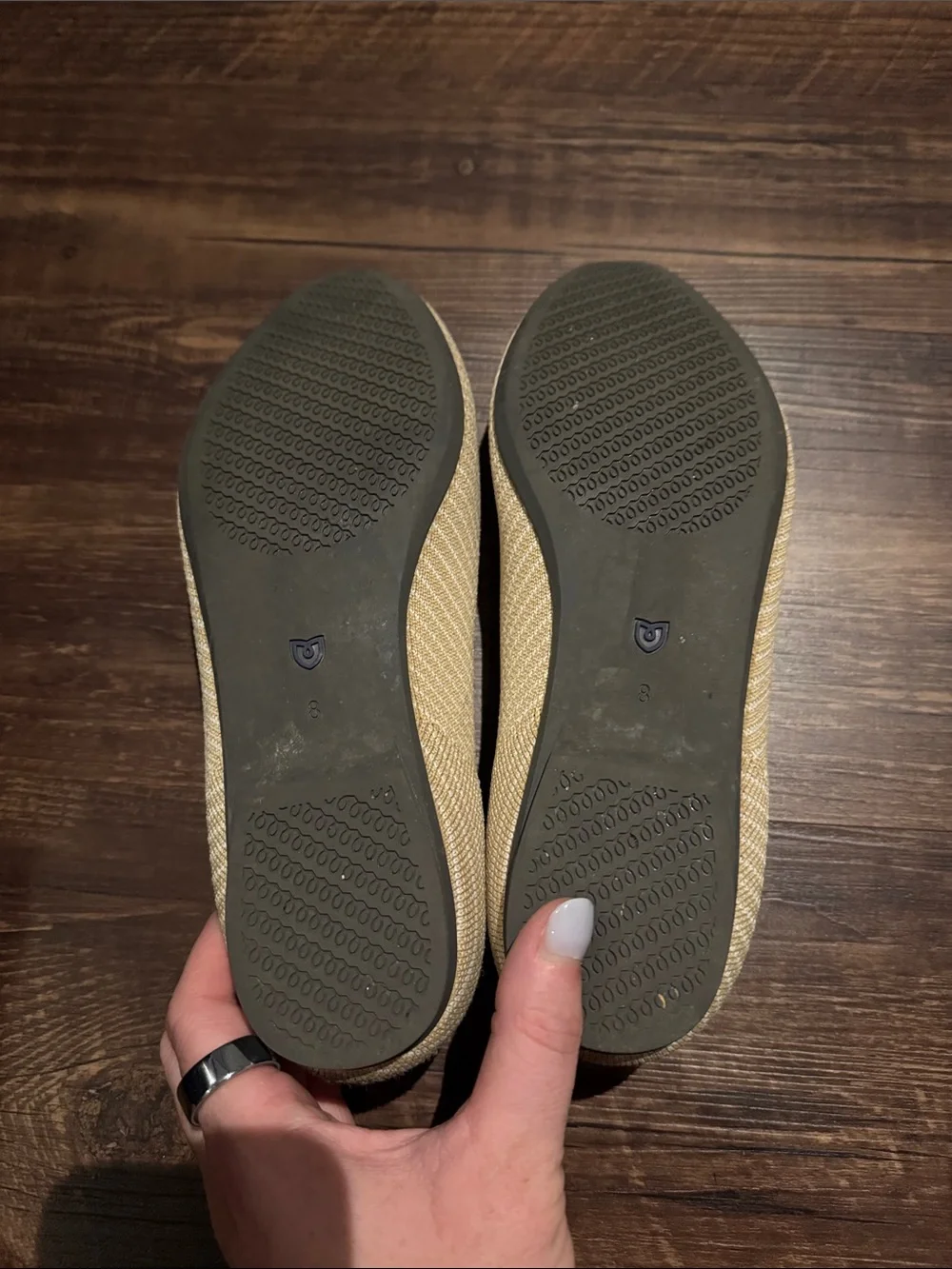 Rothy's Size 8 Beige Almond Loafer
